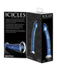 Load image into Gallery viewer, Icicles No. 29 Hand Blown Glass - Clear w/Ridges