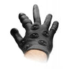 Indlæs billede i gallerifremviser, Shots Fistit Silicone Stimulation Glove - Black