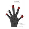 Indlæs billede i gallerifremviser, Shots Fistit Silicone Stimulation Glove - Black