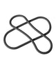 Cargue la imagen en el visor de la galería, Xplay Gear Silicone 12" Slim Wrap Ring - Black Pack of 2