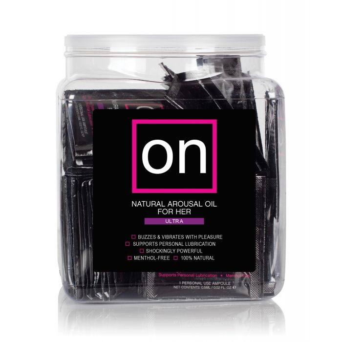 Load image into Gallery viewer, ON for Her Arousal Oil Ultra - Tub of 75 Single use Ampoule