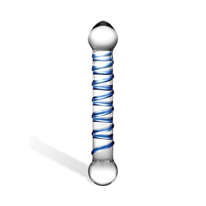 Load image into Gallery viewer, Glas 6.5" Spiral Dildo