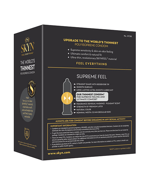 Indlæs billede i gallerifremviser, Lifestyles SKYN Supreme Feel Condoms - Pack of 30