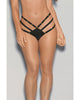Indlæs billede i gallerifremviser, Glow Stones Black Light Dancewear Strappy Thong Black O/S