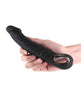 Charger l'image dans la visionneuse de la galerie, Renegade Rimmer Vibrating Dong w/Handle - Black
