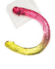 Indlæs billede i gallerifremviser, Shades Jelly TPR Gradient Dobbelt Dong - Pink/Gul