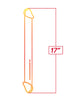 Indlæs billede i gallerifremviser, Shades Jelly TPR Gradient Dobbelt Dong - Pink/Gul