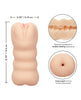 Load image into Gallery viewer, Cheap Thrills The Three-Way Dual Ended Masturbator - Ivory