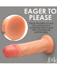 Afbeelding laden in Galerijviewer, Curve Toys Jock Real Skin Silicone 8" Dildo