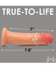 Afbeelding laden in Galerijviewer, Curve Toys Jock Real Skin Silicone 8" Dildo