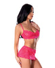 Cargue la imagen en el visor de la galería, Get It Girl Lace Bra w/Skirt & Thong - Pink S/M