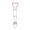 Ladda bilden i Galleri Viewer, Glas 8" Sweetheart Glas Dildo - Rosa/Klar