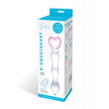 Ladda bilden i Galleri Viewer, Glas 8" Sweetheart Glas Dildo - Rosa/Klar