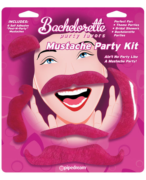 Load image into Gallery viewer, Pipedream Bachelorette Party Favors Mustache Party Kit
