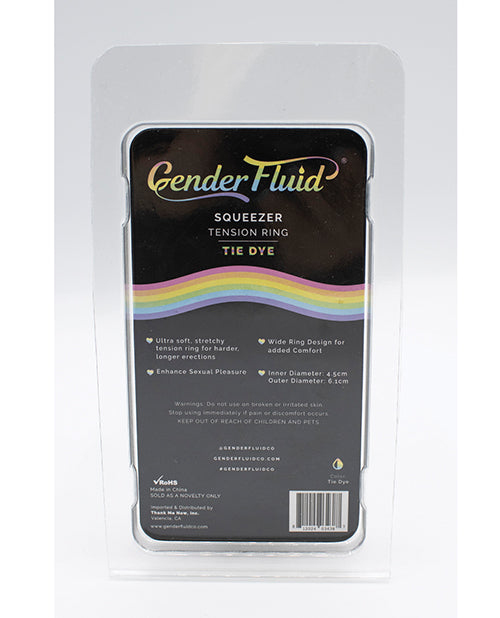 Indlæs billede i gallerifremviser, Gender Fluid Squeezer Tension Ring - Tie Dye