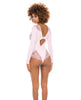 Bild in den Galerie-Viewer laden, Maria Ribbed Knit & Lace Teddy Crystal Rose LG