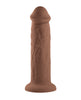 Load image into Gallery viewer, Evolved 7" Girthy Vibrating Dong - Dark