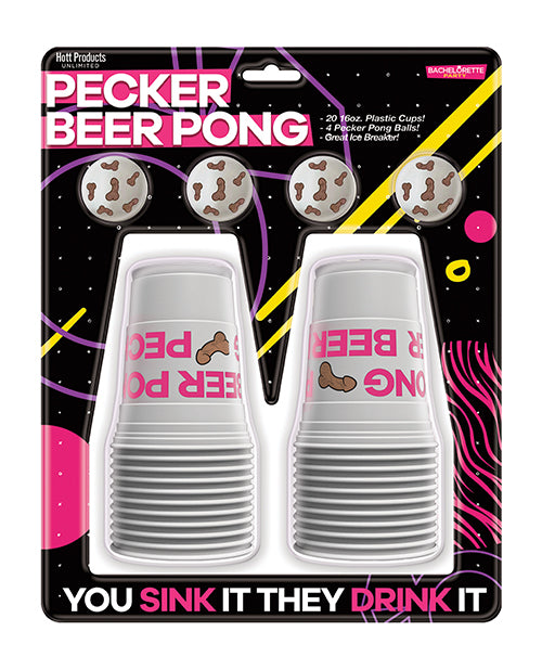 Cargue la imagen en el visor de la galería, Pecker Beer Pong Game w/Balls