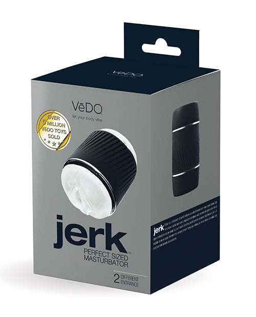 Load image into Gallery viewer, VeDO Jerk Masturbation Sleeve - Black/Clear