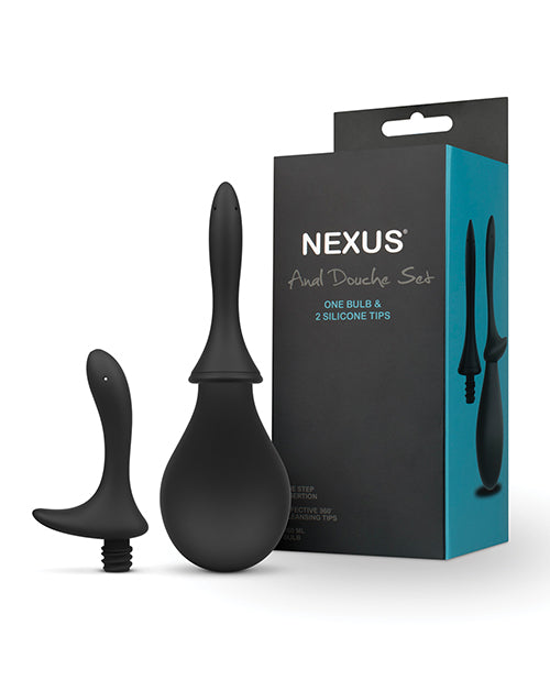 Cargue la imagen en el visor de la galería, Nexus Anal Douche Set - Black