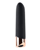 Load image into Gallery viewer, Gender X The Gold Standard Rechargeable Silicone Bullet Black Rose Gold