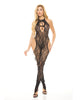 Charger l'image dans la visionneuse de la galerie, Pink Lipstick Love Me Harder Bodystocking Black O/S