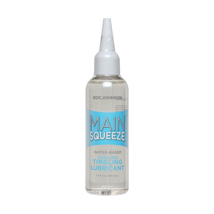 Załaduj obraz do przeglądarki galerii, Main Squeeze Cooling/Tingling Water-Based Lubricant - 3.4 oz
