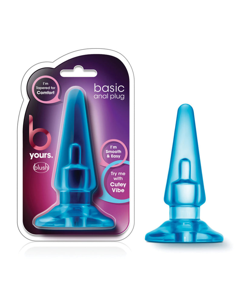 Load image into Gallery viewer, Blush B Yours Basic Anal Plug - Blue