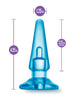 Load image into Gallery viewer, Blush B Yours Basic Anal Plug - Blue