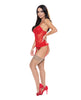 Load image into Gallery viewer, Ooh La Lace Bustier & Panty Red L/XL