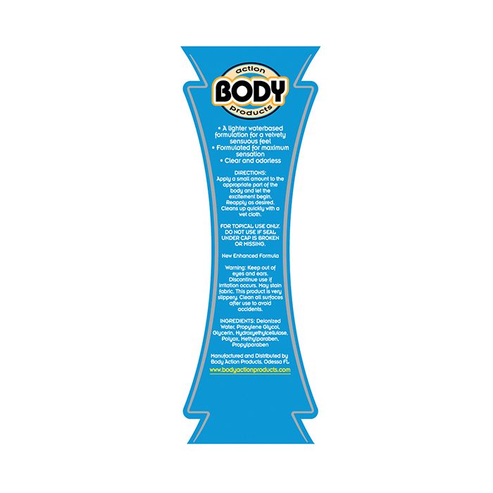 Load image into Gallery viewer, Body Action Ultra Glide Water Based - 4.4 oz Bottle