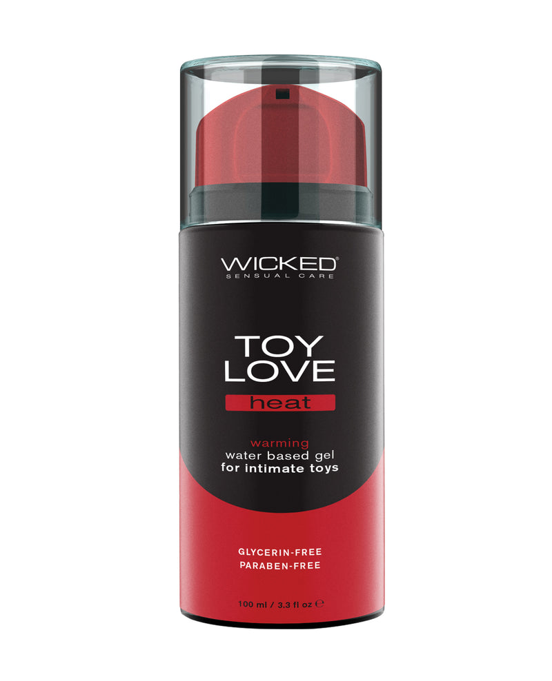 Încărcați imaginea în vizualizatorul Galerie, Lubrifiant încălzitor pe bază de apă Wicked Sensual Care Toy Love Heat - 3.3 oz