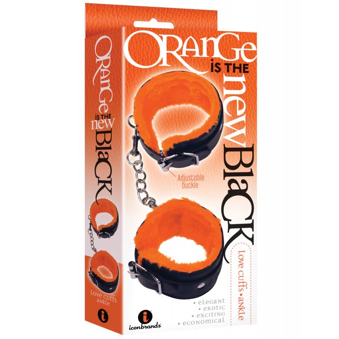 Afbeelding laden in Galerijviewer, The 9's Orange is the New Black Ankle Love Cuffs