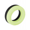 Încărcați imaginea în vizualizatorul Galerie, Forto F-19 Two Tone Liquid Silicone Cock Ring - Black/Glow in the Dark