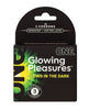 Bild in den Galerie-Viewer laden, One Glowing Pleasures Kondome - Packung mit 3