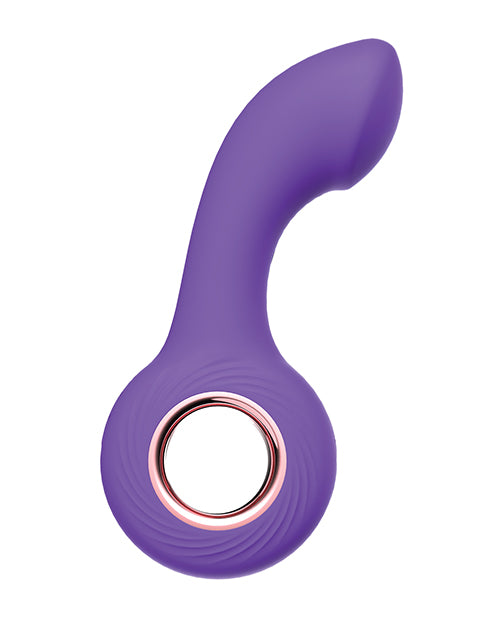 Load image into Gallery viewer, Luv Inc. Arched Ring Vibrator - Purple