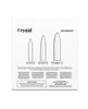 Load image into Gallery viewer, Crystal Anal Trainer Kit - Clear 3 pc Set