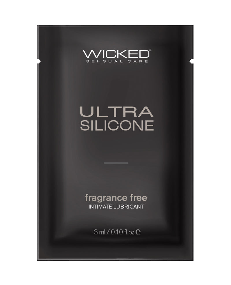 Indlæs billede i gallerifremviser, Wicked Sensual Care Ultra Silikonebaseret Glidecreme - 0,1 oz Duftfri