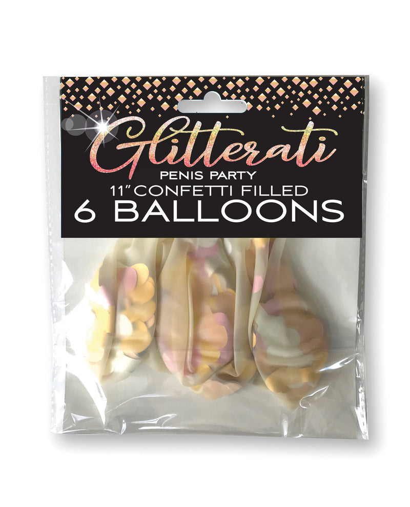 Load image into Gallery viewer, Glitterati Penis Party Balloons - Pack of 6