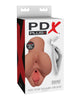 Indlæs billede i gallerifremviser, PDX Plus Pick Your Pleasure Two Hole Stroker Tan Realistic Texture