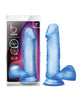 Bild in den Galerie-Viewer laden, Blush B Yours Sweet N Hard 2 Dildo With Suction Cup Blue