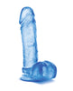 Bild in den Galerie-Viewer laden, Blush B Yours Sweet N Hard 2 Dildo With Suction Cup Blue