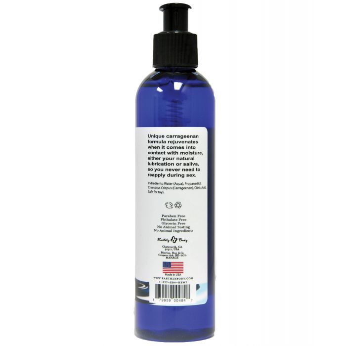 Load image into Gallery viewer, Earthly Body Waterslide Personal Lubricant w/Carrageenan - 8 oz Bottle