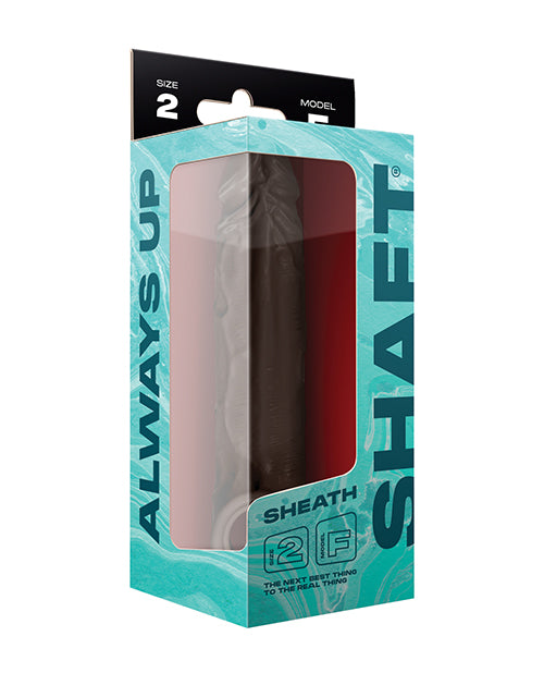 Ladda bilden i Galleri Viewer, Shaft Model F Flexskin Liquid Silicone 8.8" Sheath - Mahogany