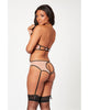 Load image into Gallery viewer, Mesh Cut Out Halter Teddy Nude/Black O/S