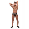 Załaduj obraz do przeglądarki galerii, Cock Pit Fishnet Mini Cock Ring Short Black XL Adjustable