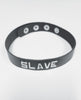Charger l'image dans la visionneuse de la galerie, Spartacus SLAVE Leather Collar - Black