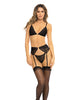 Carica l'immagine nel visualizzatore Galleria, Rene Rofe Underneath It All Bra, Garter Belt & G-String Black M/L