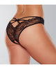 Cargue la imagen en el visor de la galería, Adore Crush Lace Open Panty Black O/S