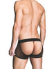 Load image into Gallery viewer, Prowler RED Fishnet Ass-less Trunk - Black MD
